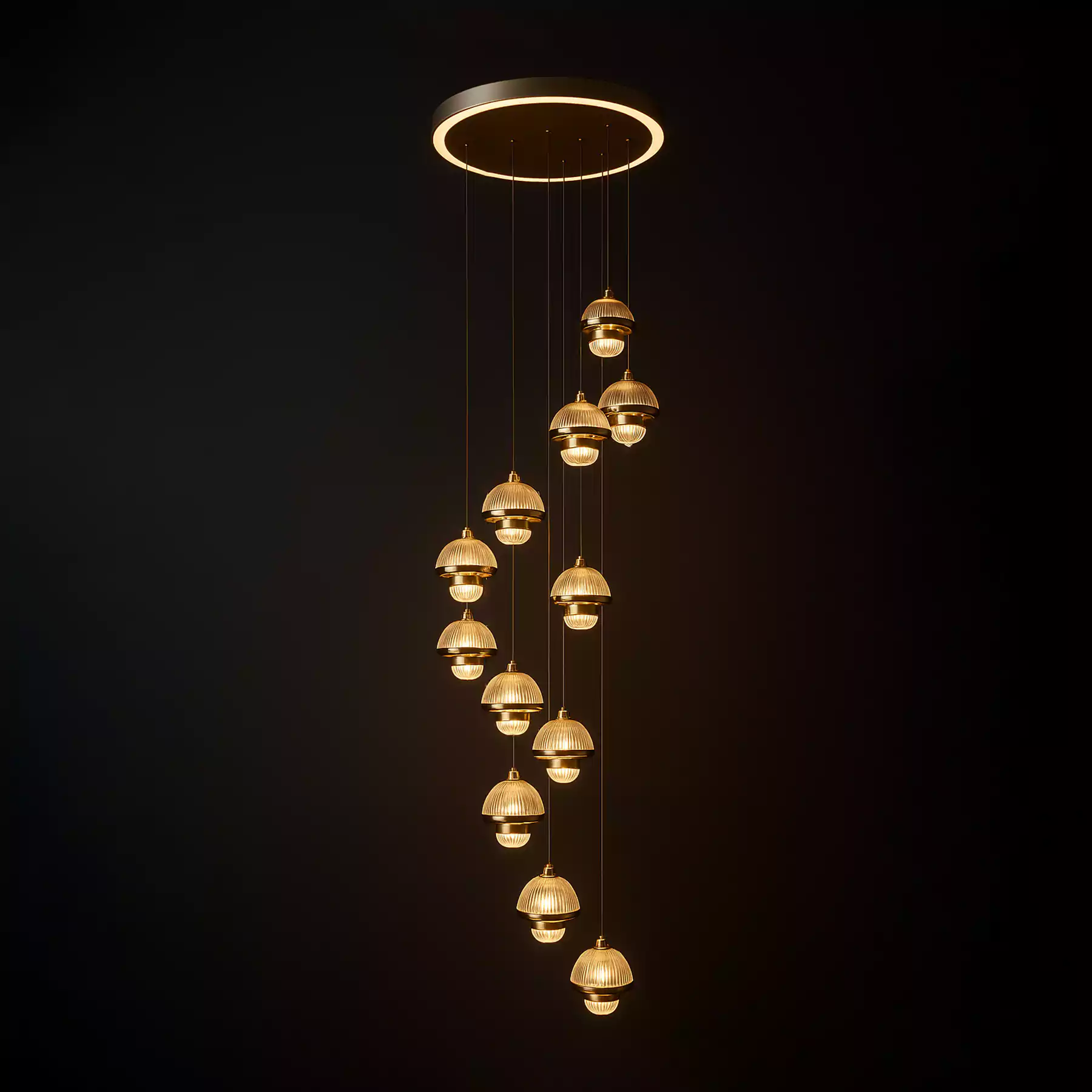 Niagara Falls Double Height Stair Chandelier